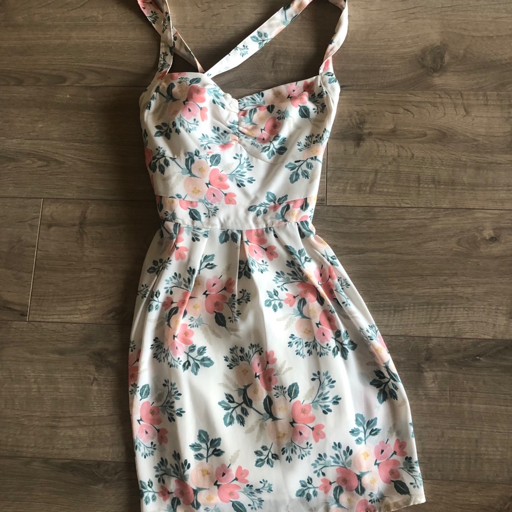 Paper Crown Floral Mini Dress Size XS